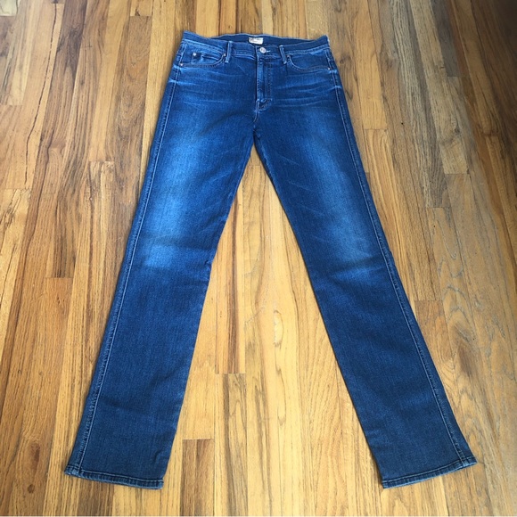 MOTHER Denim - MOTHER High Waisted Rascal straight leg jeans in The Famous Heroine wash size 30